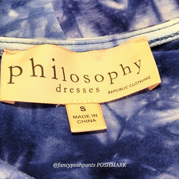 PHILOSOPHY Nordstrom flattering swing dress oversized & roomy fits sizes S,M, L - Picture 4 of 17